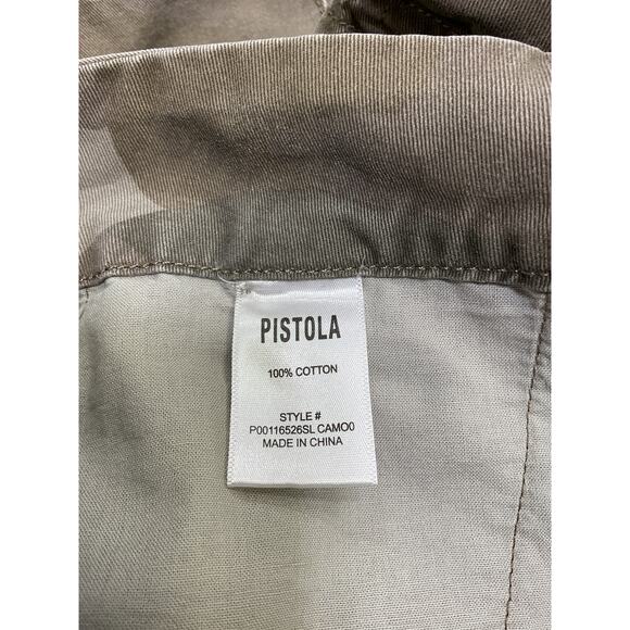 Pistola Denim 'Addie' Green Cotton Pants Size 26 - Picture 5 of 5